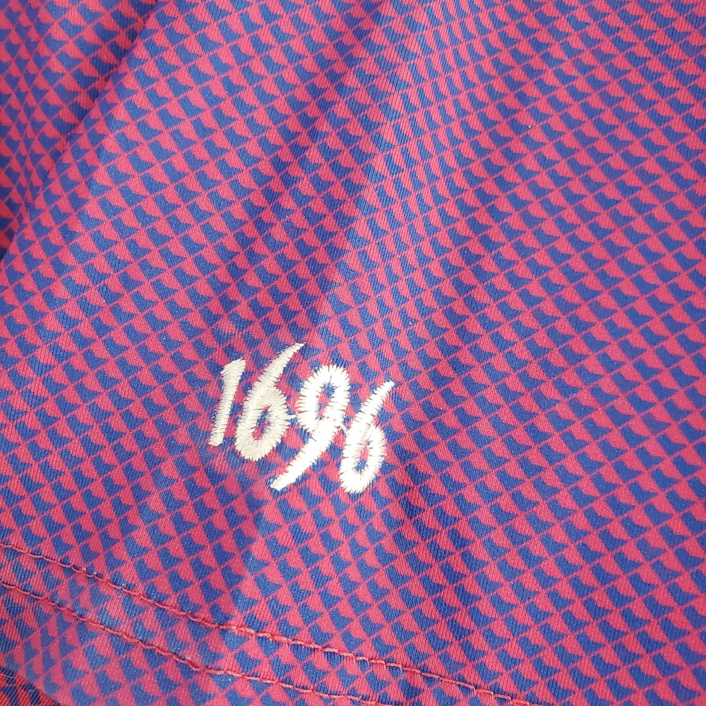Holderness & Bourne Polo Shirt Mens XL Malibu Cobalt The Byrd Golf Tailored Fit - Picture 2 of 9